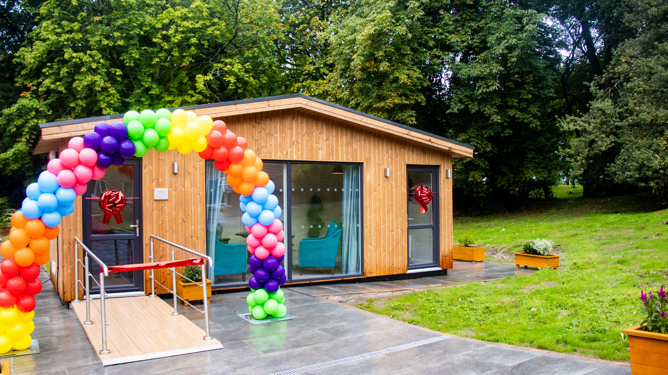 Wigan care home builds visitation lodge to reunite families ITV News