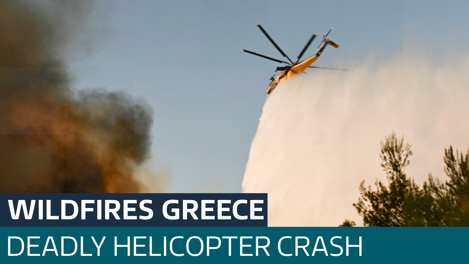 Two firefighting helicopters in deadly crash in Greece