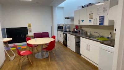 One of the newly opened support rooms.