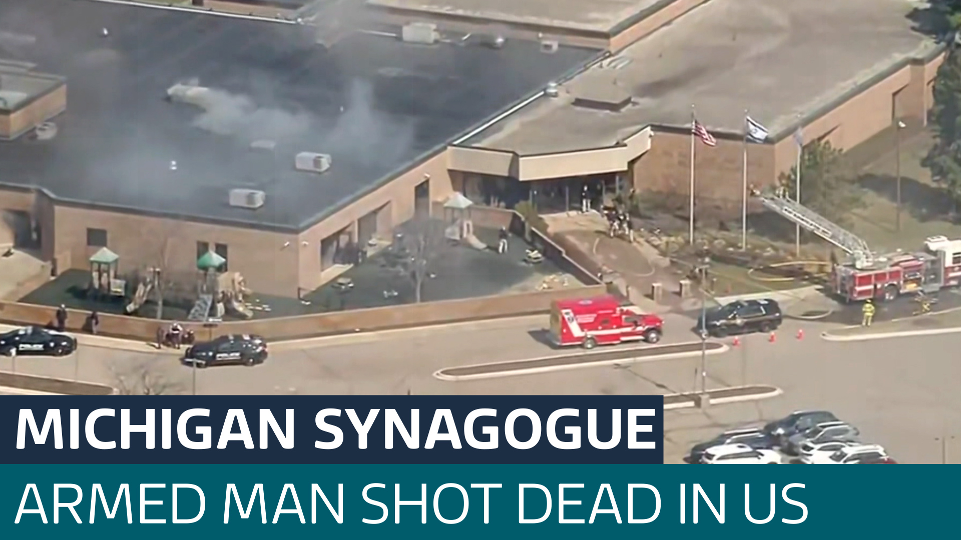 FBI investigate as armed man reportedly shot dead at US synagogue - Latest From ITV News
