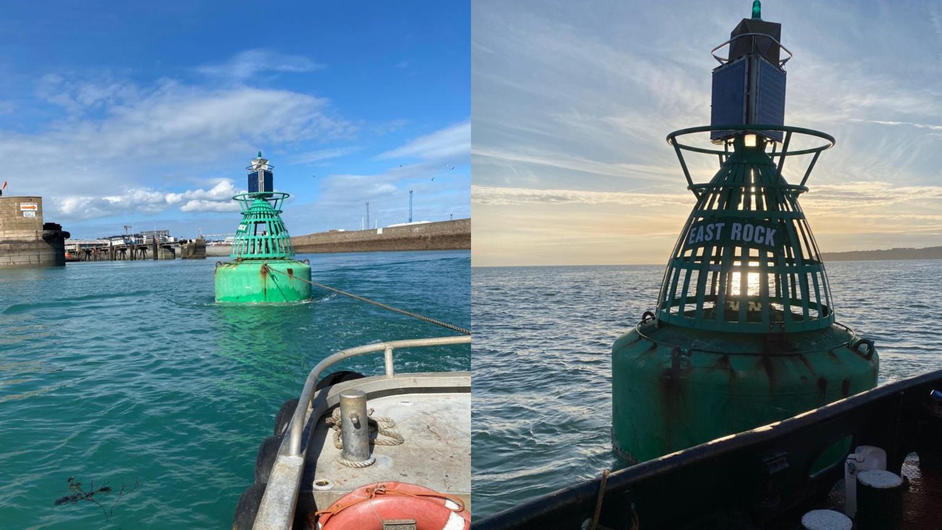 Beached East Rock buoy back where it belongs ITV News Channel