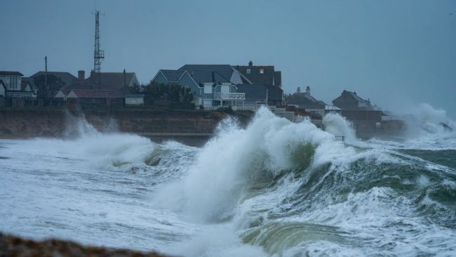 Stormy seas in Selsey