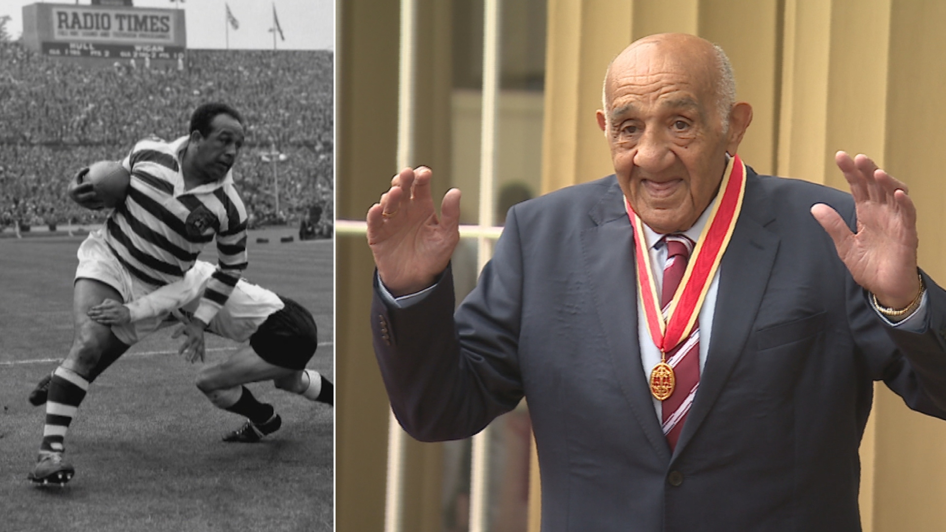 Sir Billy Boston, first rugby league player to be knighted, dies aged 92