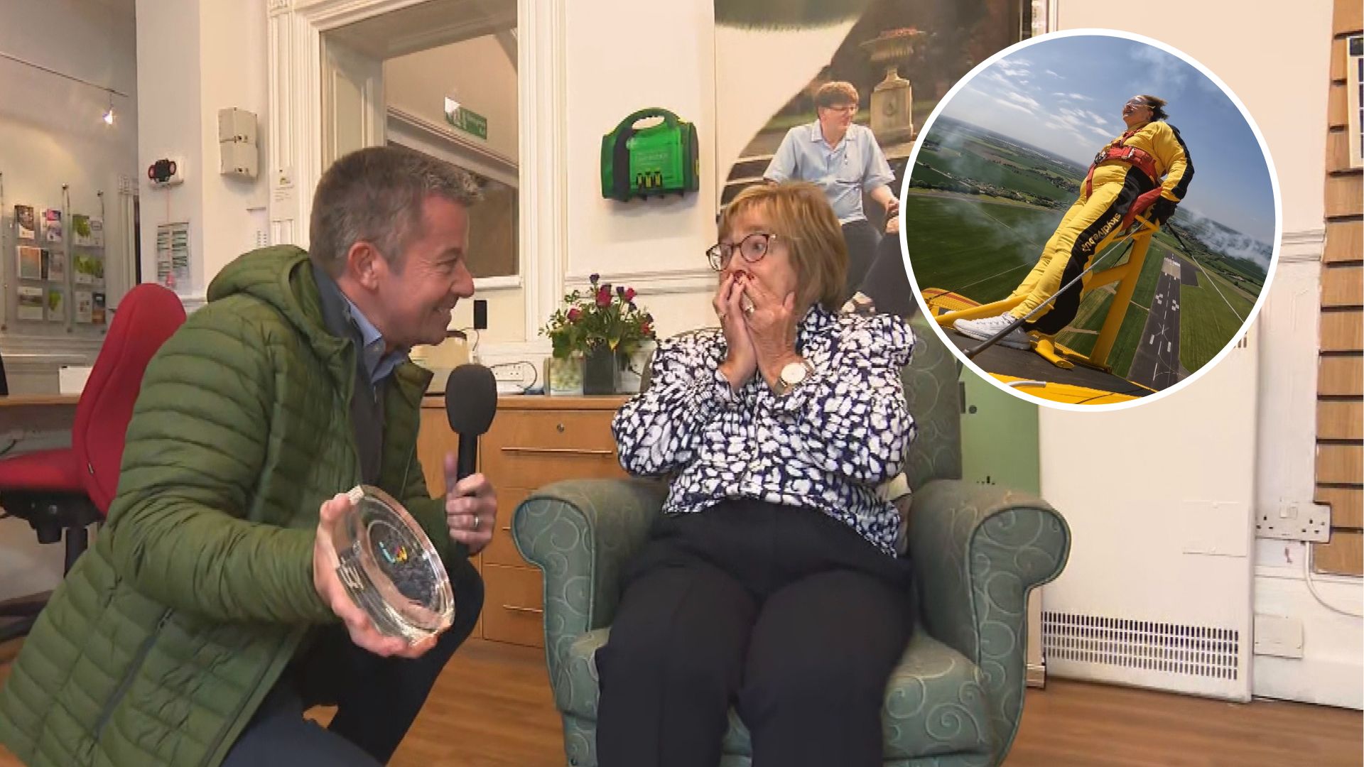 Darlington wingwalking Grandma wins Pride of Britain award after raising thousands for hospice