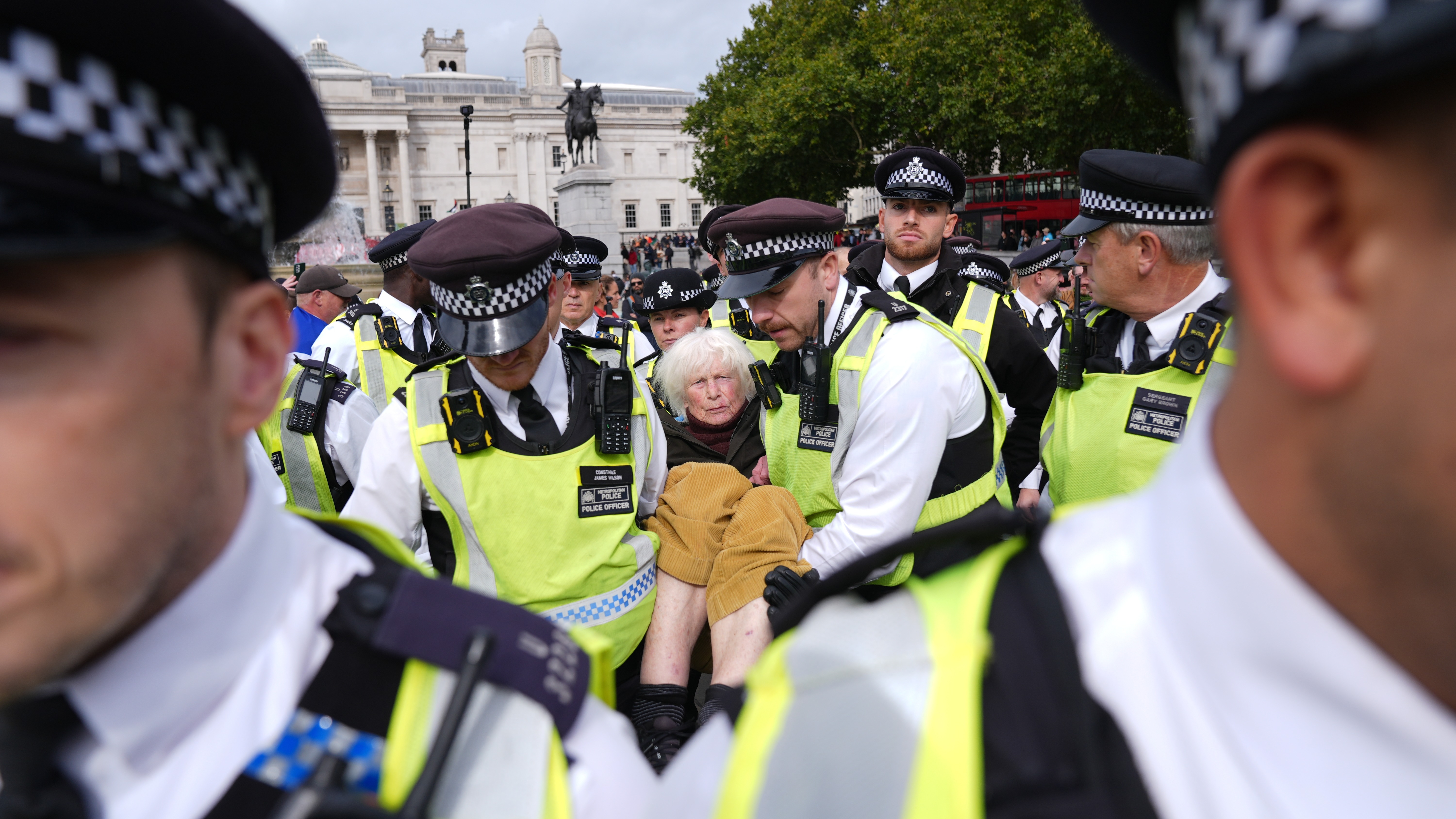 Over 350 arrests at pro-Palestine protest amid condemnation from politicians