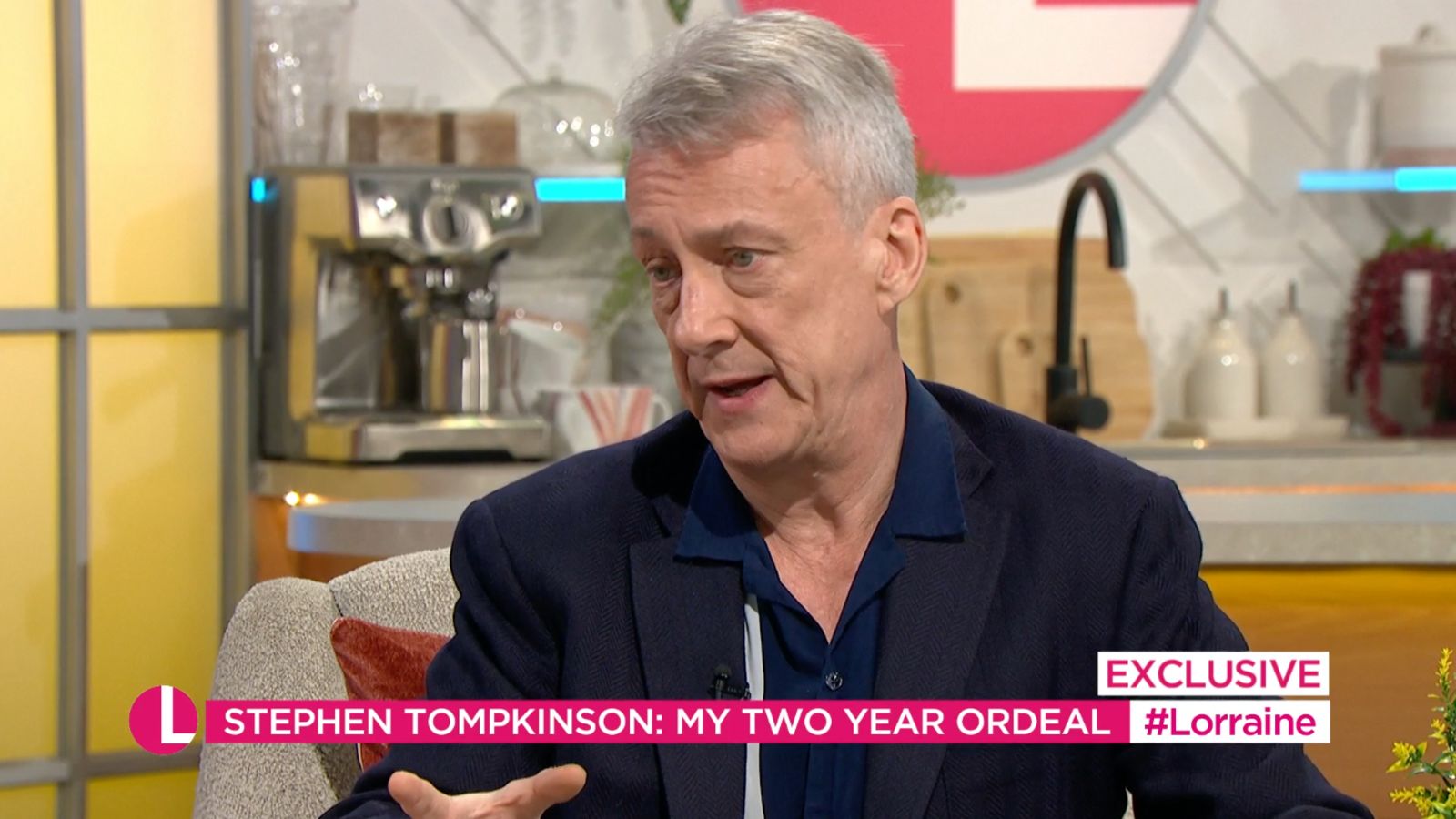 Joe Tompkinson Stephen Tompkinson reveals family tragedy on ITV's Lorraine after being ...