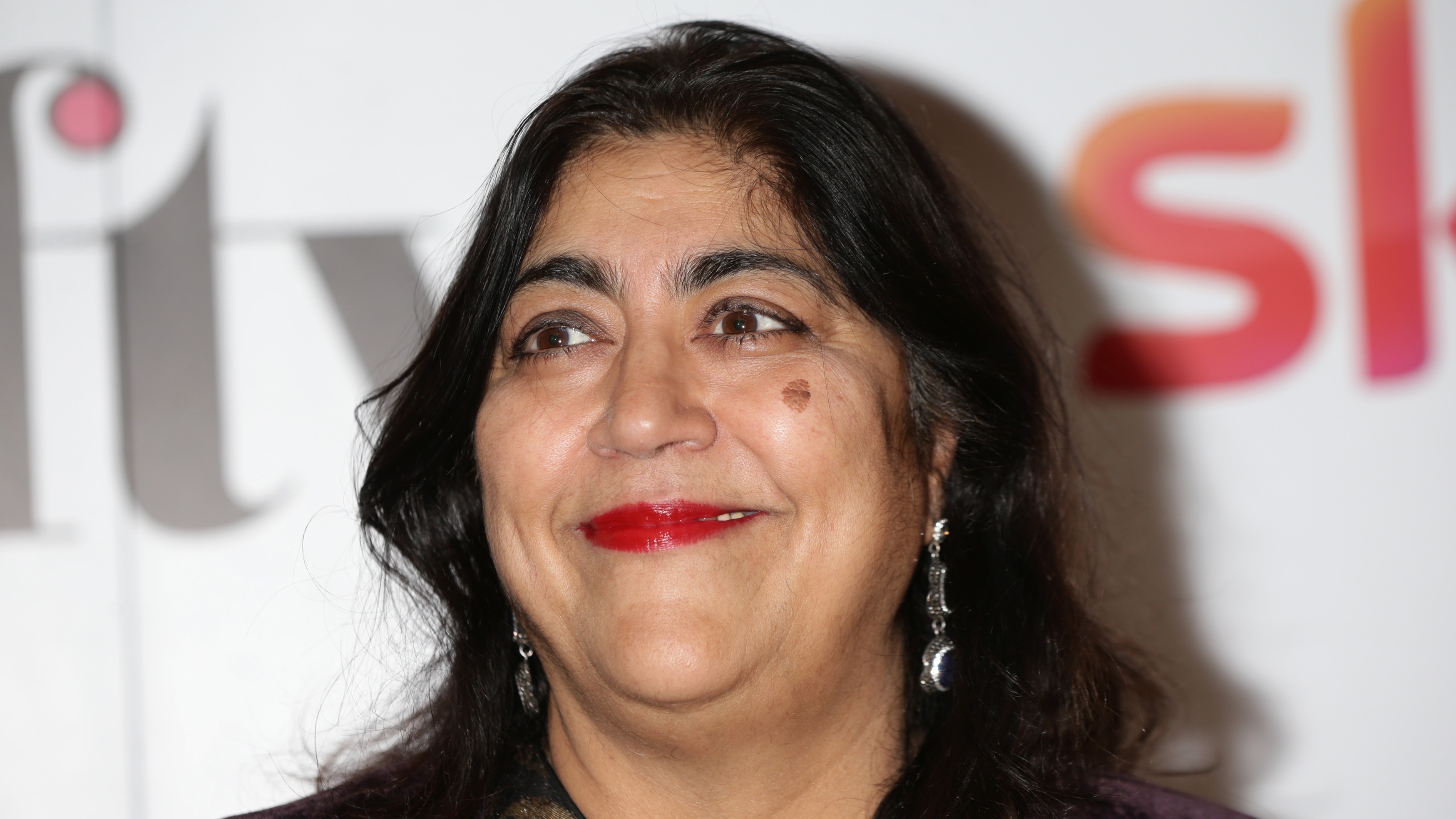 Gurinder Chadha arrives at the Women in Film & TV Awards at the London Hilton Park Lane hotel in London.