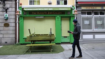 Dublin pictured last Christmas during Ireland's winter coronavirus lockdown.
PA