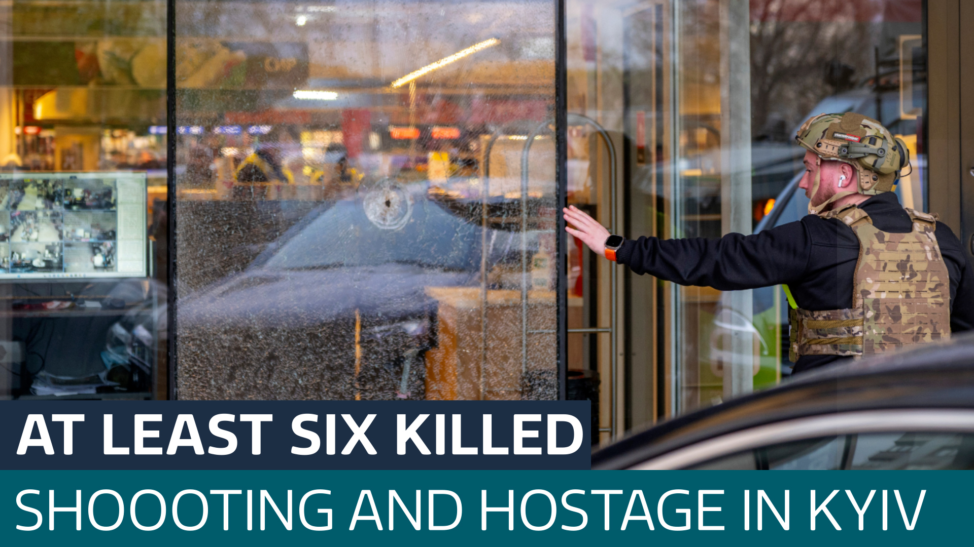 Gunman shot dead by police after at least six killed in Kyiv shooting - Latest From ITV News