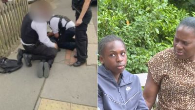 Handcuff Forced Porn - I thought I was going to die': Black schoolboy, 14, forced to ground in  mistaken stop and search | ITV News London