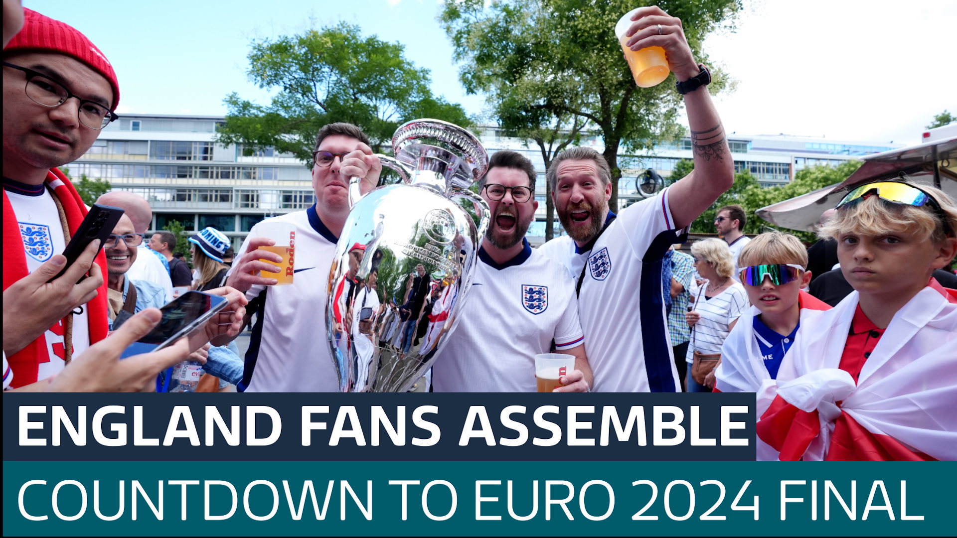 Final countdown to Euro 2024 final as tens of thousands of fans descend ...