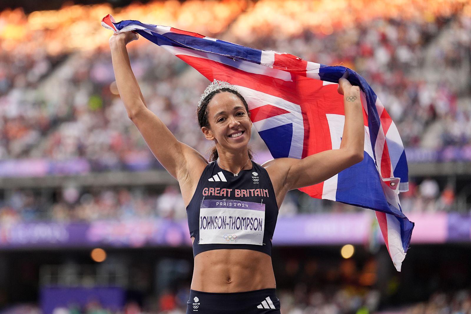 Katarina JohnsonThompson takes heptathlon silver and her first Olympic