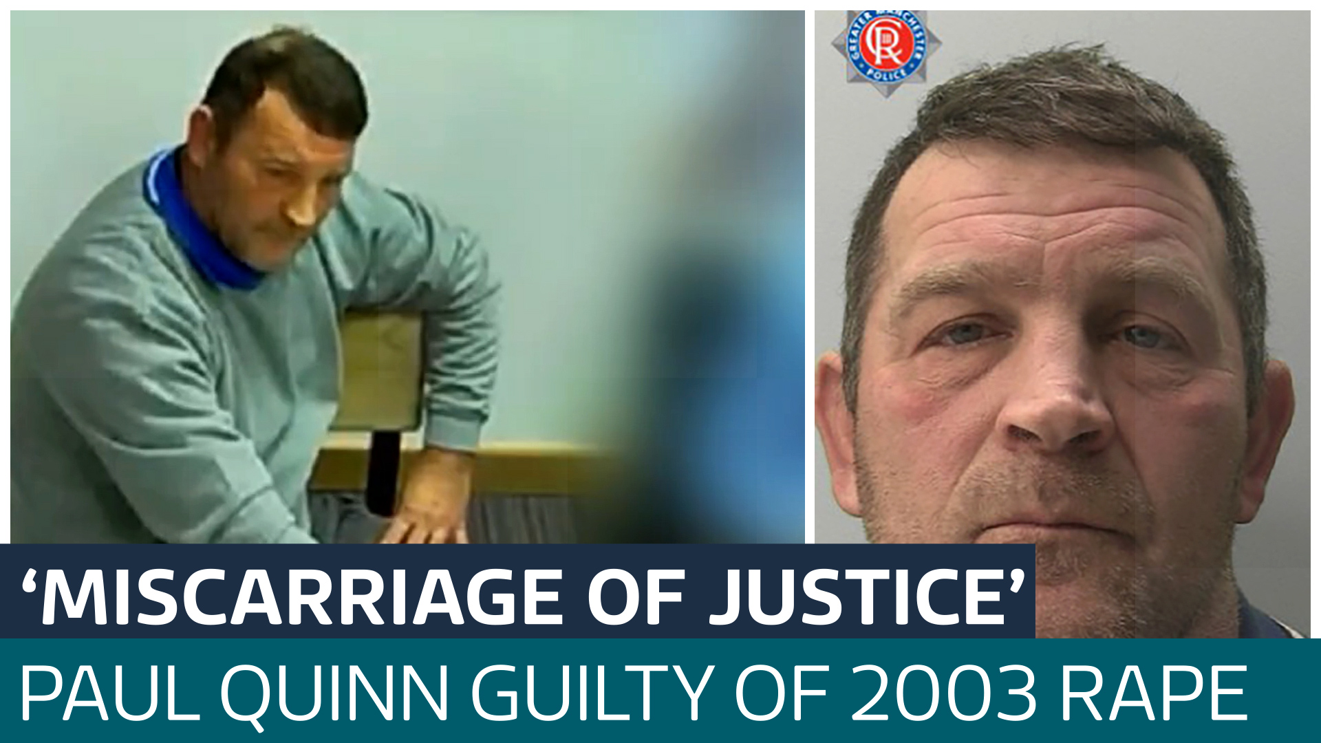 Man found guilty of rape 23 years after 'miscarriage of justice' case ...