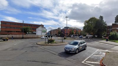 A woman was raped in Aylesbury, and found by members of the public near the town's triple roundabouts.