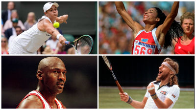 230322 Ash Barty, Florence Griffith Joyner, Michael Jordan and Bjorn Borg all retired at the top of their game, AP