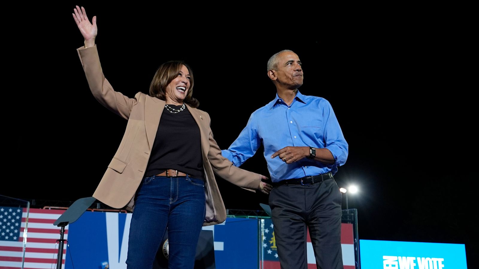 Kamala Harris and big name supporters rally in Georgia but is she reaching ...