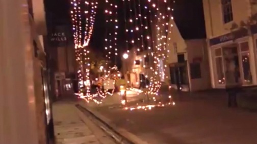 Christmas arrives in Truro as Christmas lights go up ITV News West