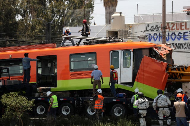 Children among victims after Mexico City metro overpass collapses on ...