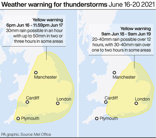 Uk Could Bask In Hottest Day Of The Year Ahead Of Thunderstorm Warnings Itv News
