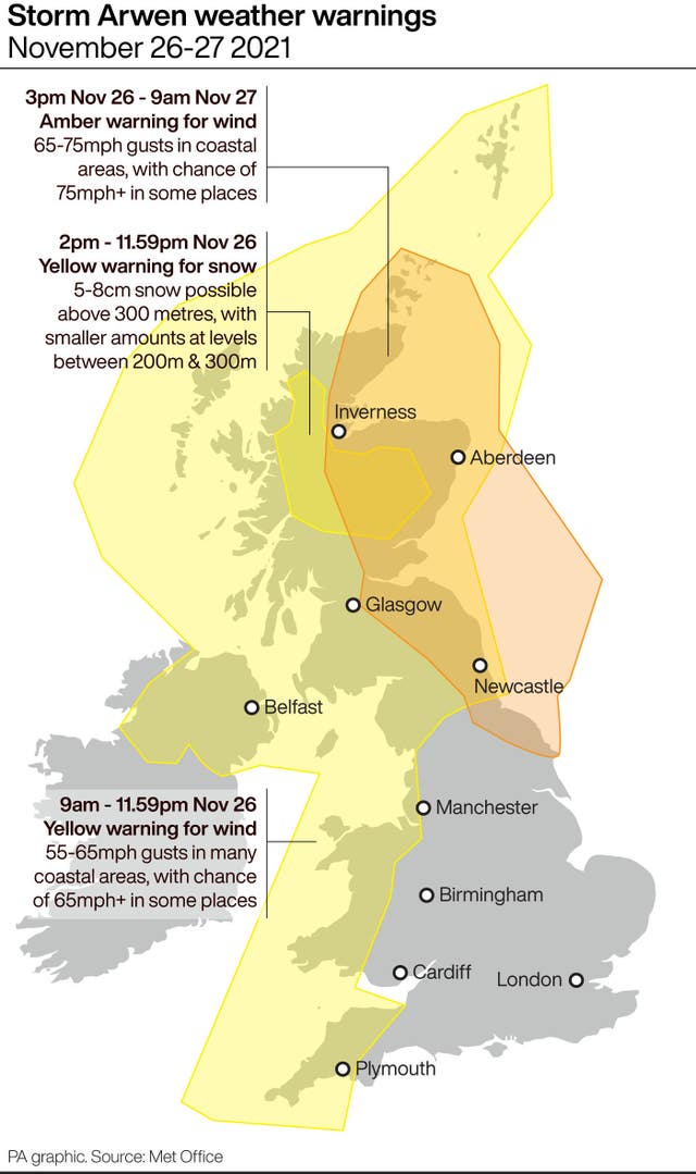 ITV Border Strong Winds news for Cumbria and the south of Scotland