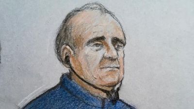 David Smith court sketch - British security guard accused of spying for Russians at embassy in Berlin