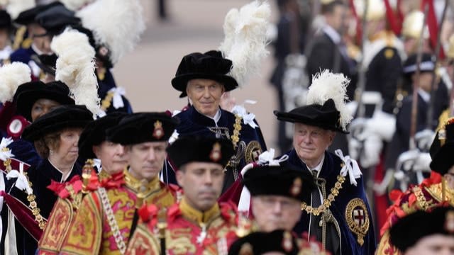 King attends first Order of the Garter service as monarch