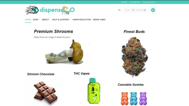 Dispenseroo states they're 'a community of passionate recreational smokers aiming to positively impact the UK and Irish Marijuana industry.'