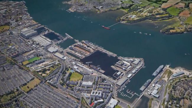 Google earth devonport naval base