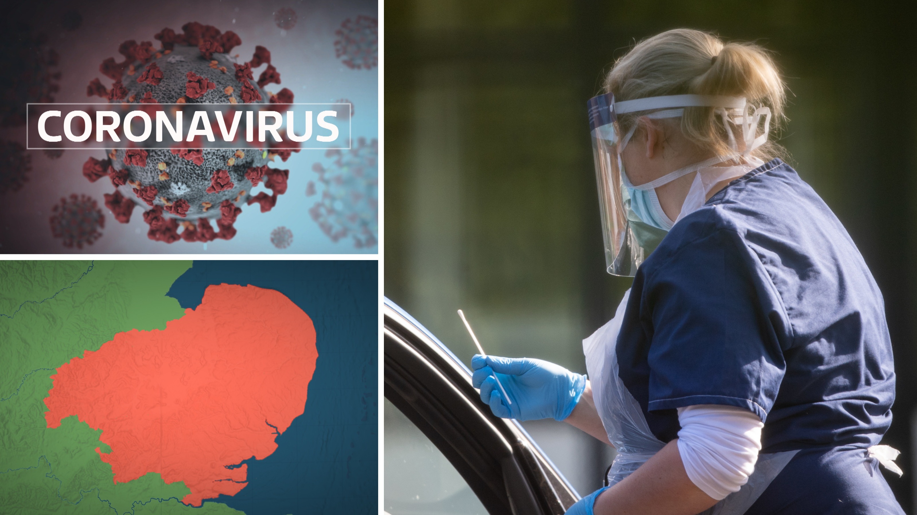 The number of people dying with coronavirus in the Anglia region has