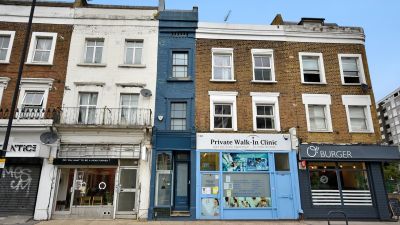 London's skinniest house, at 5ft 5in wide, up for sale for nearly £1m