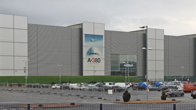 Airbus Broughton factory in north Wales