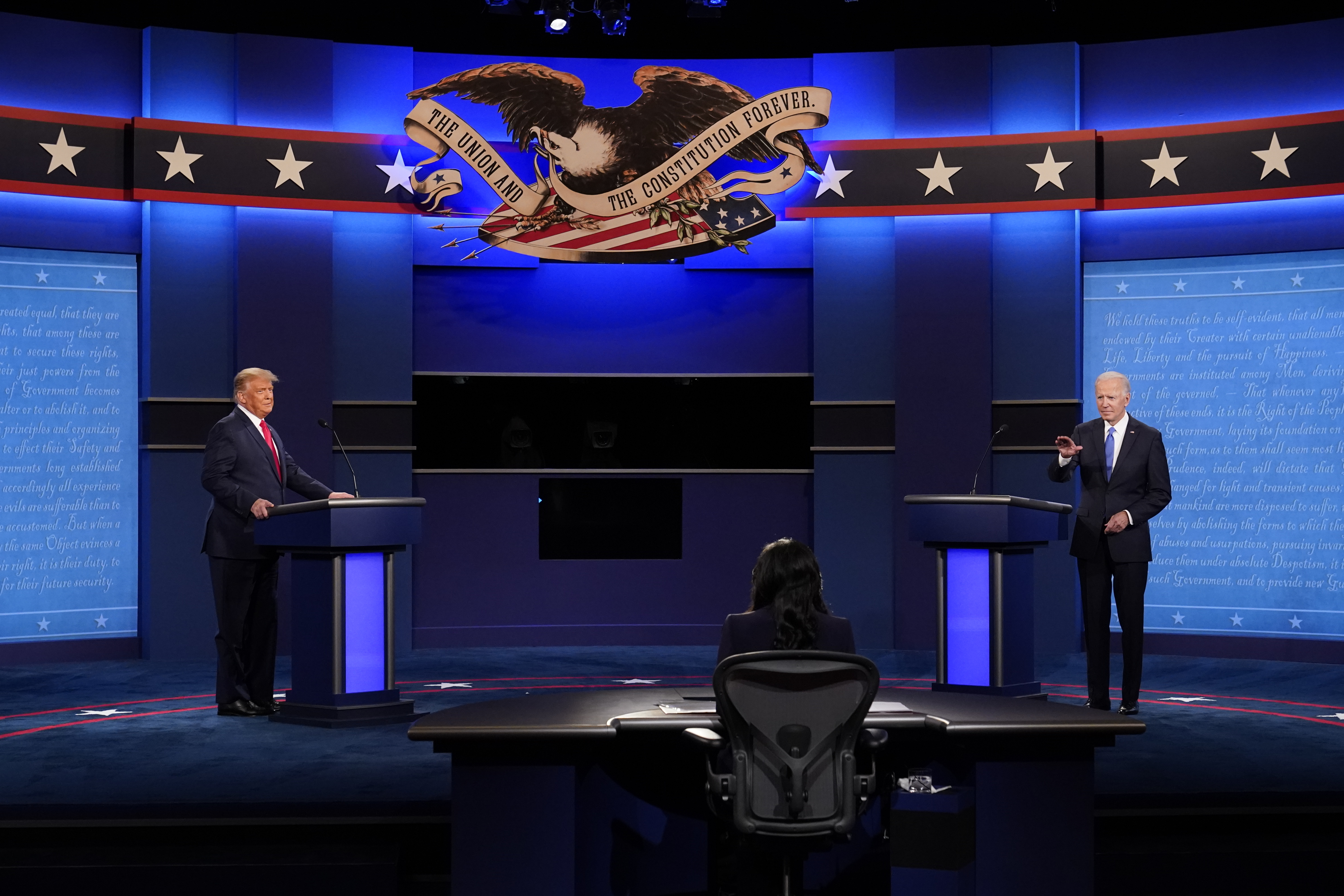 Donald Trump and Joe Biden face off in final presidential debate | ITV News