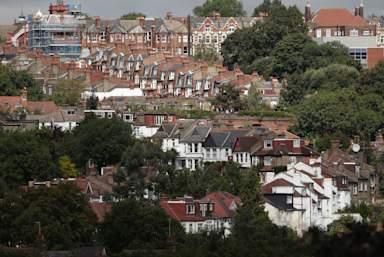 35% of homes are in postcode areas where house prices are falling, says Zoopla