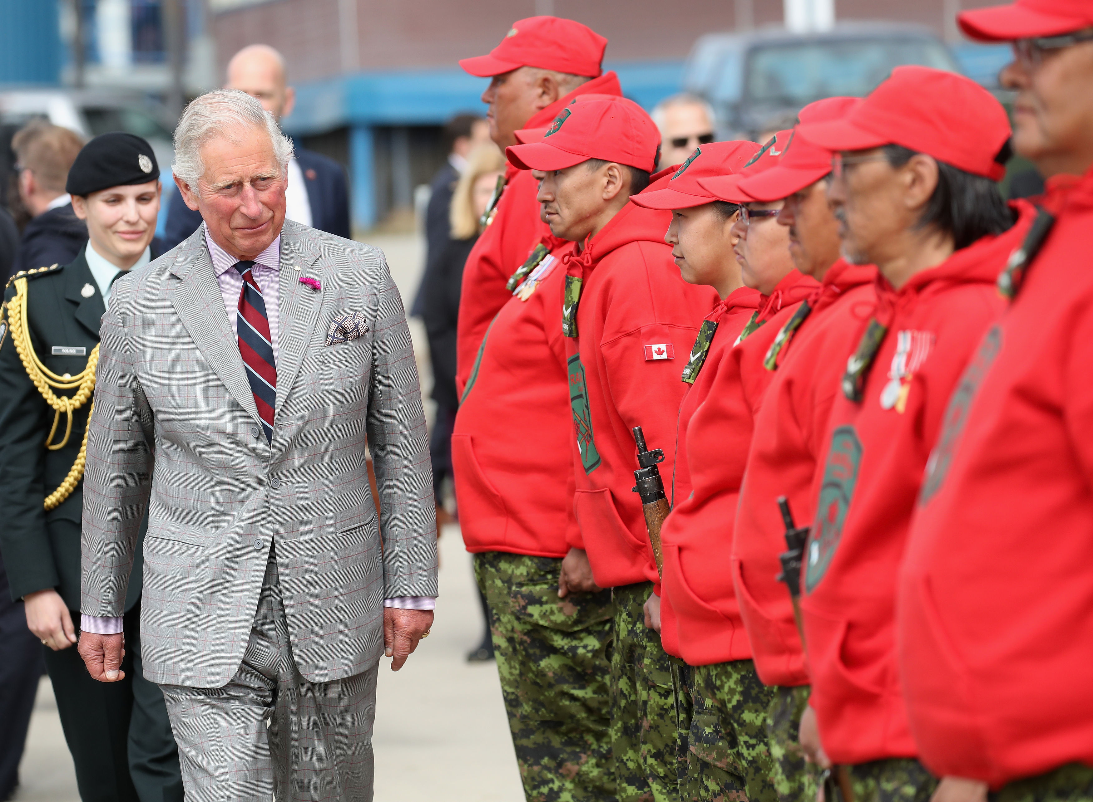 Charles test drives Canadian Rangers’ snowmobile | ITV News
