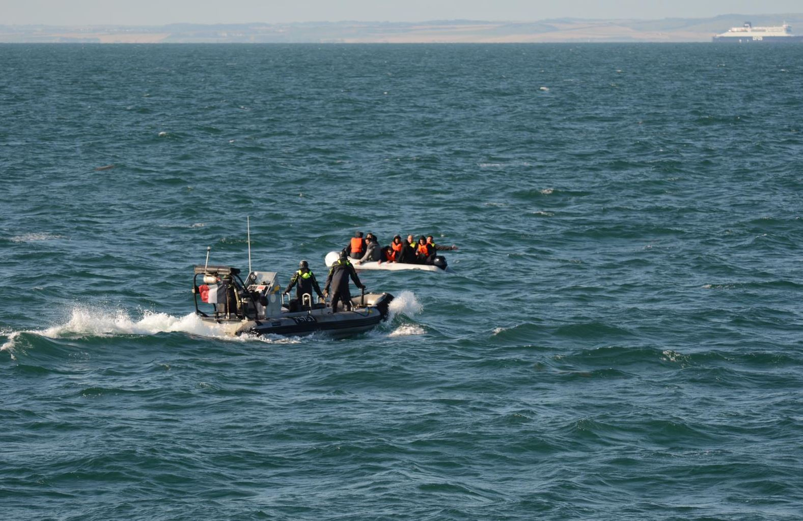 Migrants with severe hypothermia rescued from capsized boat in Channel