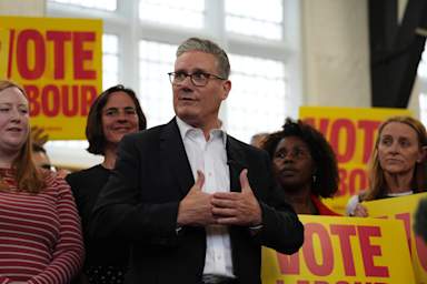 Keir Starmer vows to round off local election campaign ‘fighting for every vote’