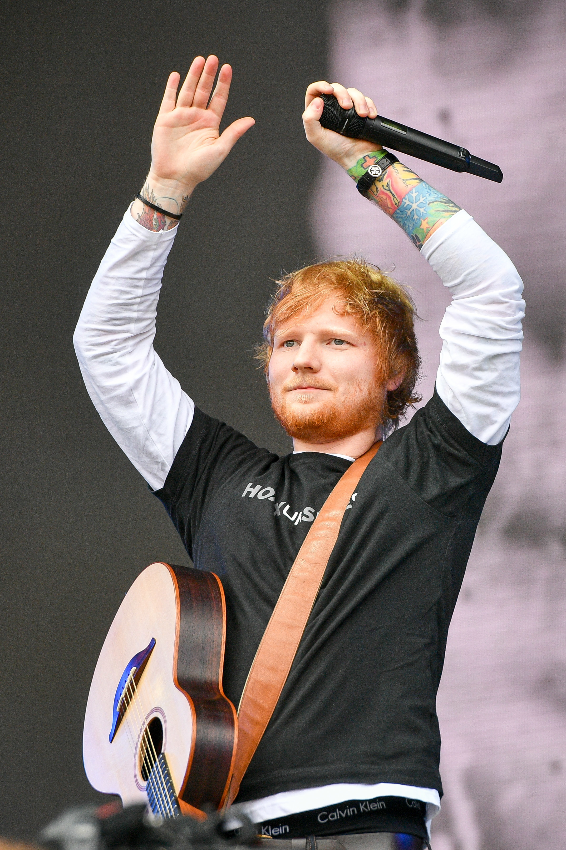 Suffolk singer Ed Sheeran says his baby daughter cries when he sings
