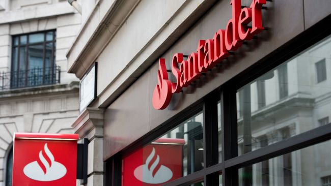 A Santander branch in the UK.