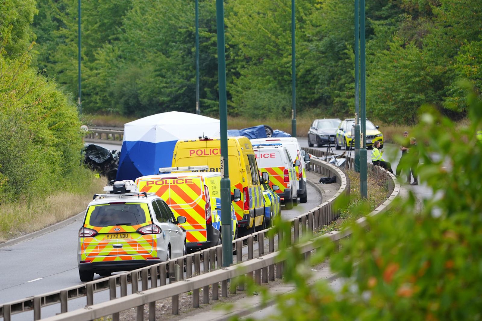 Tributes paid to two 'brave' police officers killed in A66 crash | ITV News