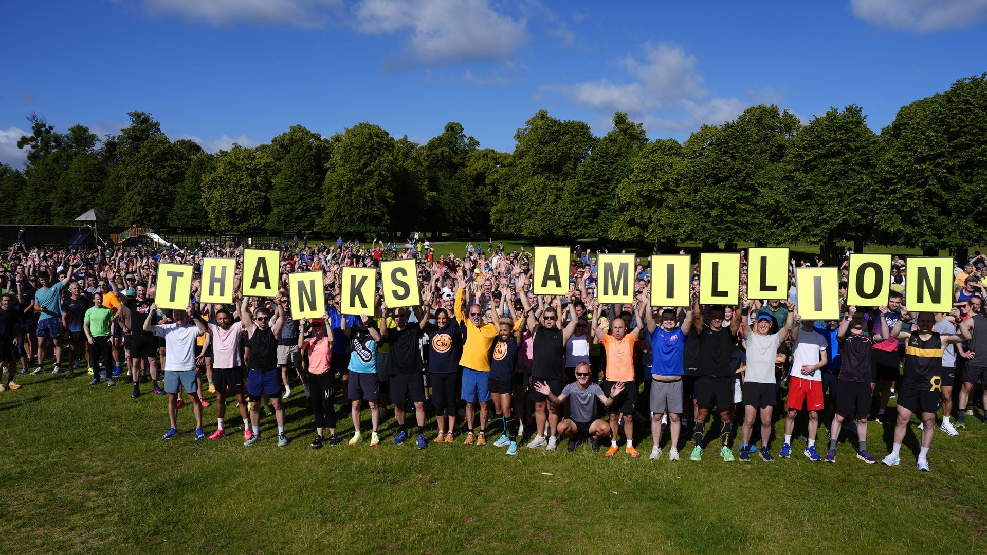 One millionth parkrun takes place with Dame Kelly Holmes among runners