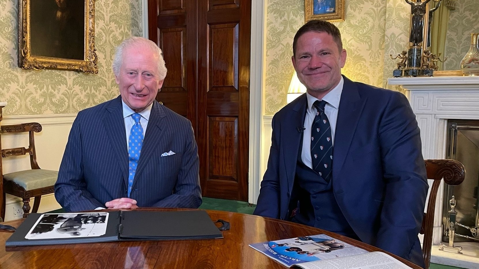 King Charles on his dive under the Arctic ice, half a century ago