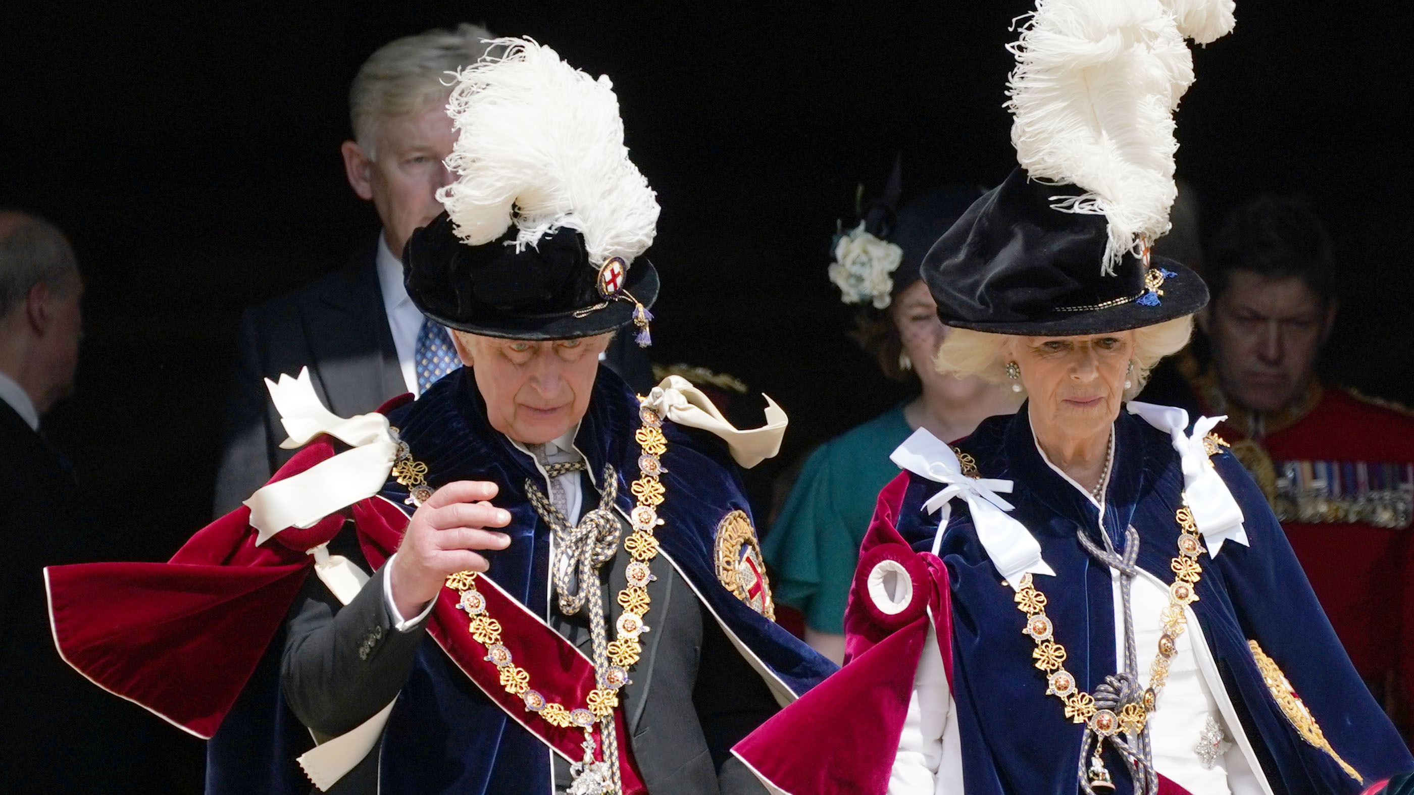 King attends first Order of the Garter service as monarch