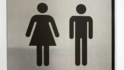 Unisex non-binary gender neutral signage (Martin Keene/PA)
