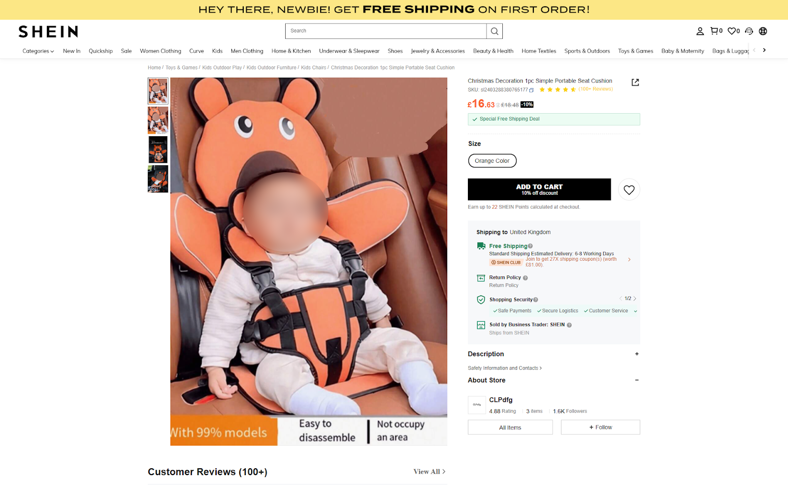Illegal car seats still sold online ten years after they were first identified