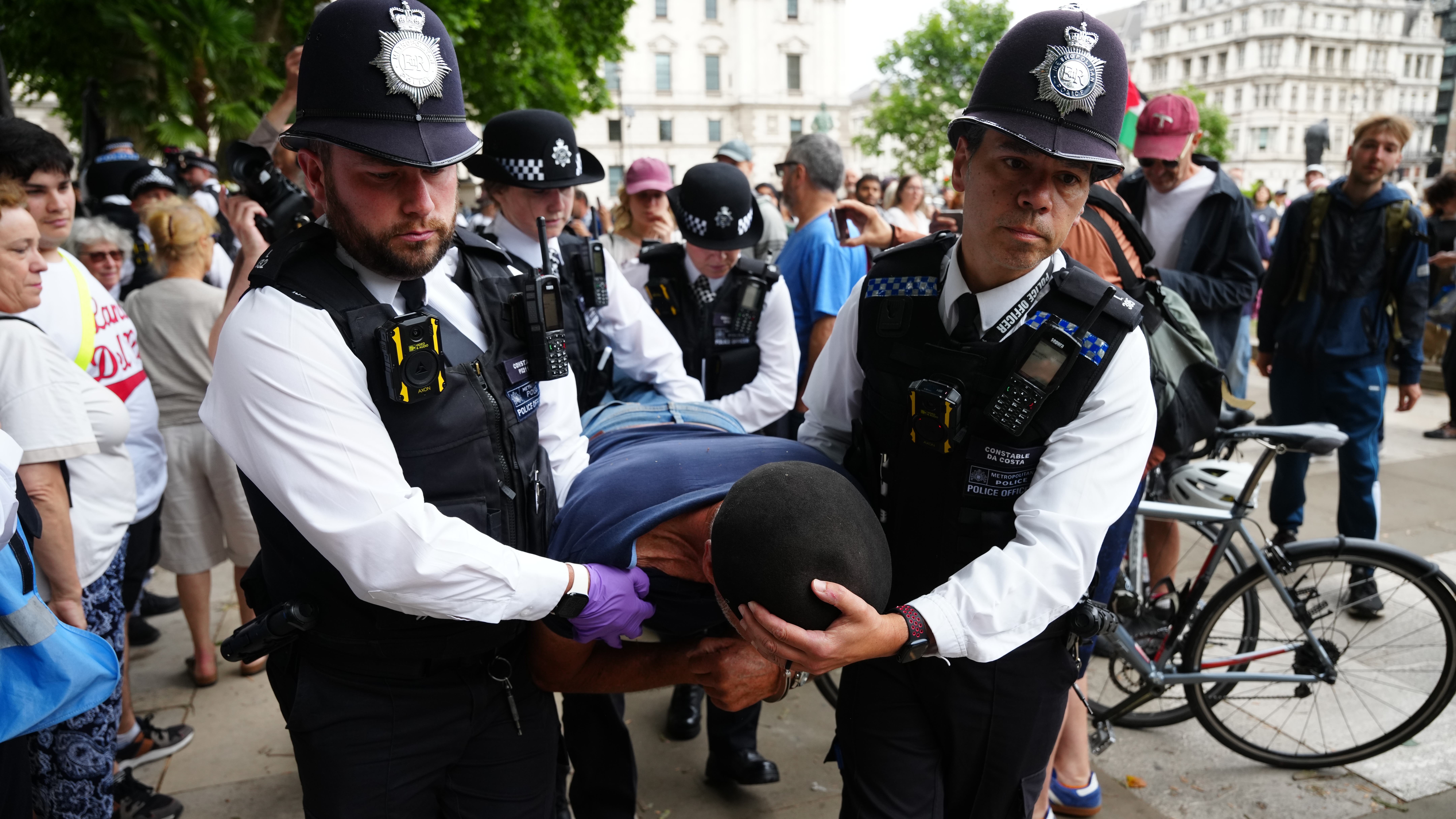 More then 20 arrests at protest in support of banned Palestine Action