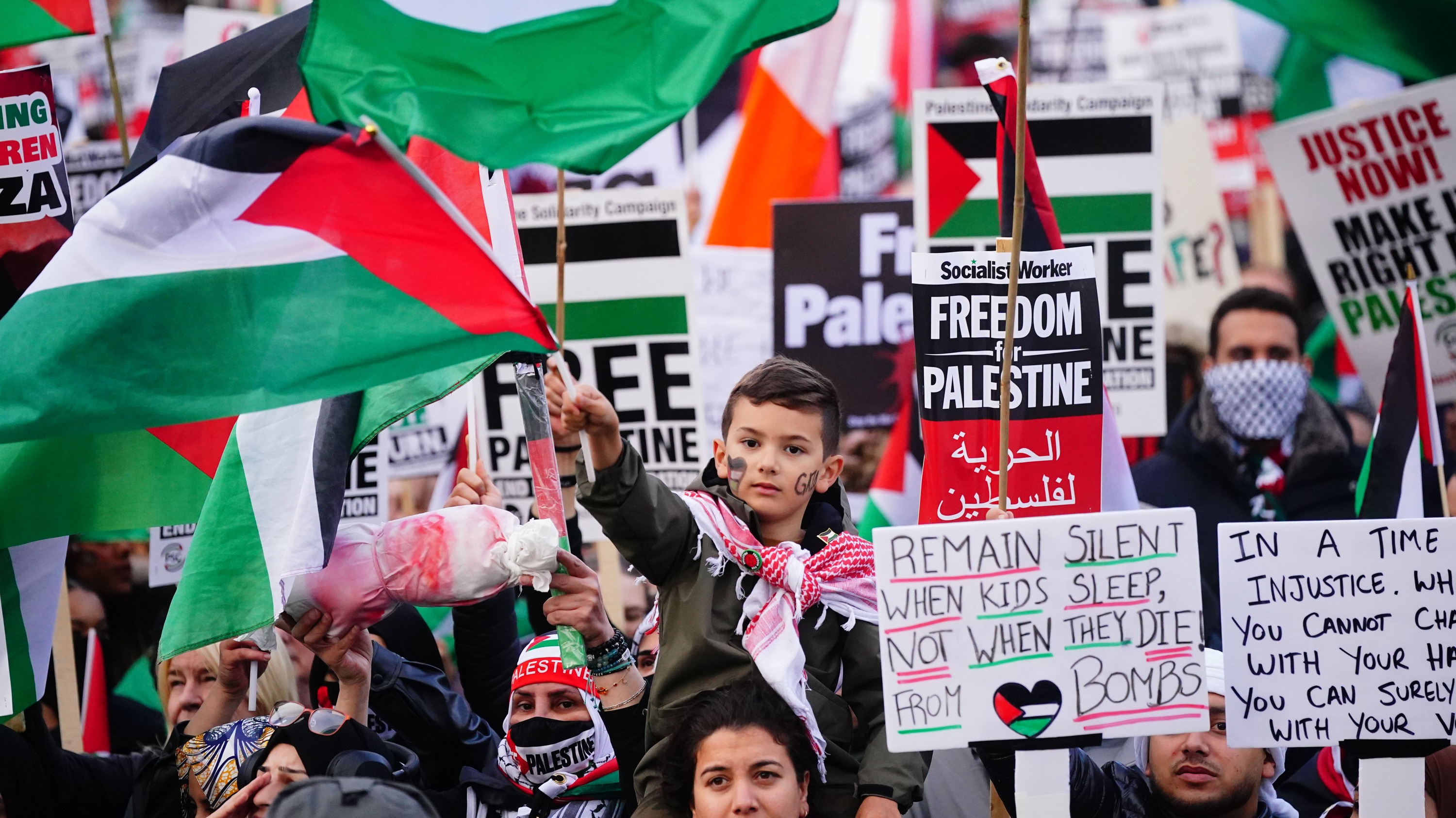 Why is a pro-Palestine march happening in London on Armistice Day