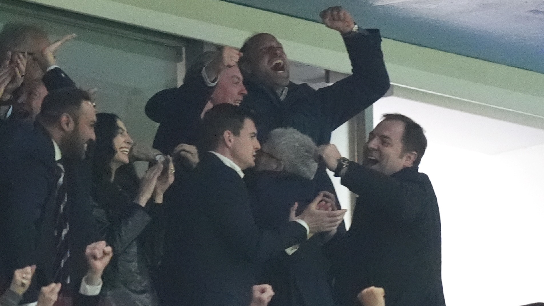 Prince of Wales cheers as Aston Villa head to Europa League final | ITV  News Central