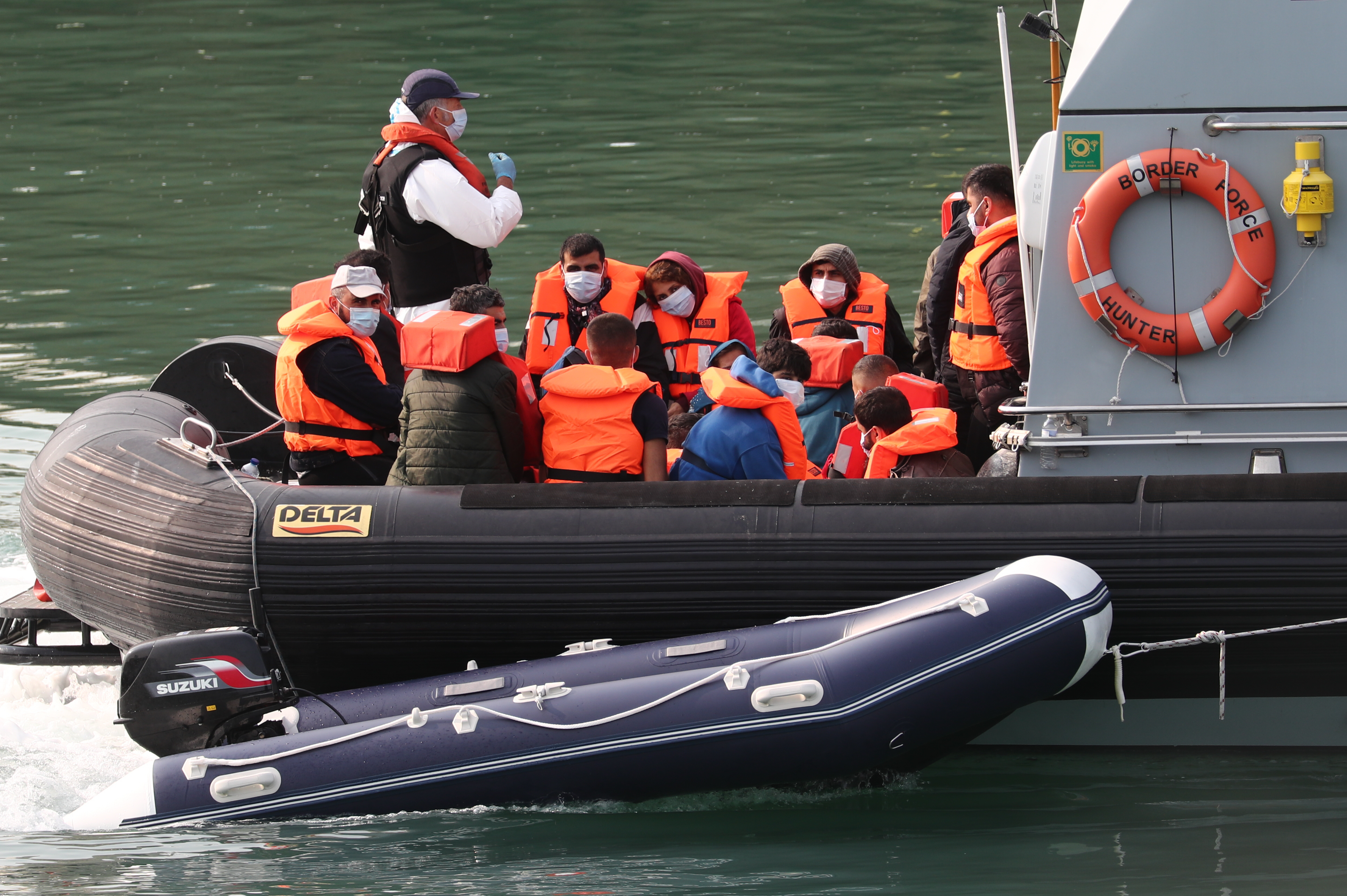 Hundreds of migrants cross the Channel and reach UK as yearly total