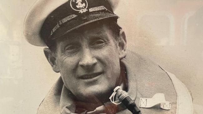 renowned Wells lifeboat coxswain, David Cox