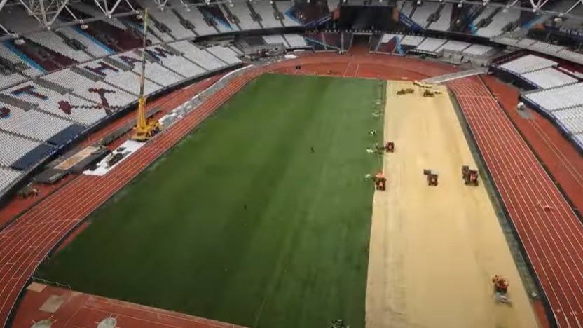 Timelapse video shows stunning final transformation of London Stadium as  West Ham's home gets new look for MLB London Series